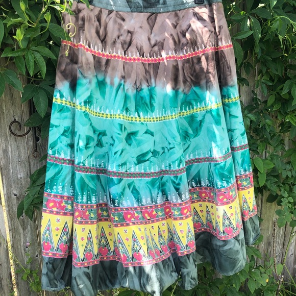 Vtg Fun Bohemian Skirt - Picture 14 of 15